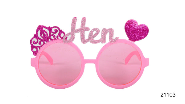 Party Glasses Hens